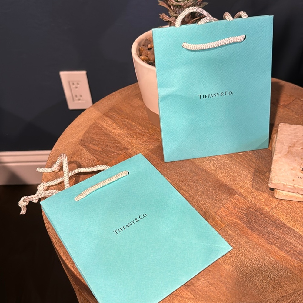 Tiffany & Co bags (set of 2) size small. In excellent condition